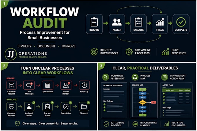audit and improve your business workflows