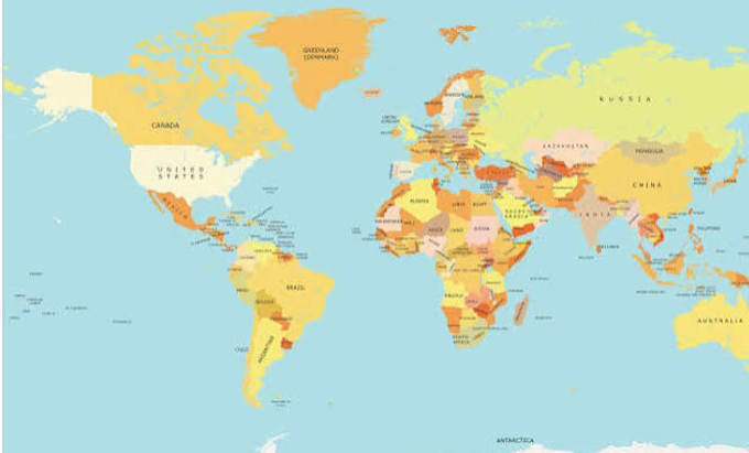create a country map, location map, gis map, vector map, and custom map