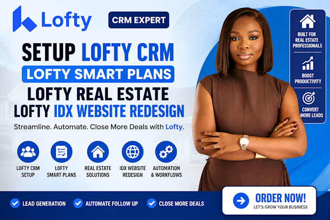 setup lofty crm lofty smart plans lofty real estate lofty idx website redesign