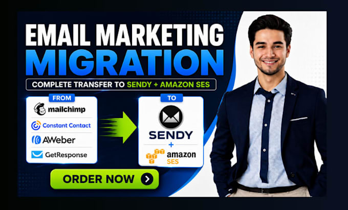 migrate mailchimp constant contact aweber getresponse sendy amazon ses complete