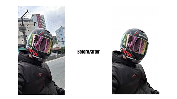 make the image background white or transparent