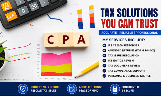resolve irs cp2000 notices, file amended returns, and fix tax issues