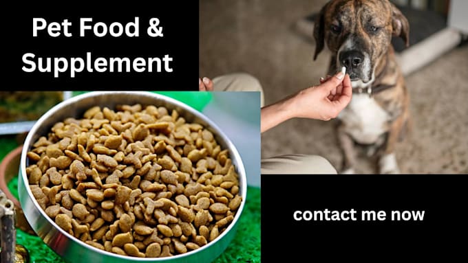 formulate custom pet food supplements and nutrition recipes