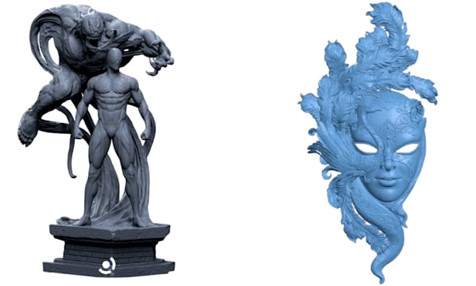 create custom 3d printing stl files, 3d model, repair, modify stl file