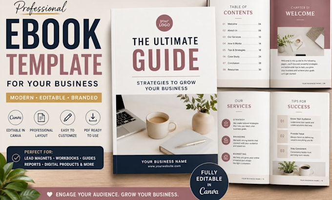 create an ebook template for your business