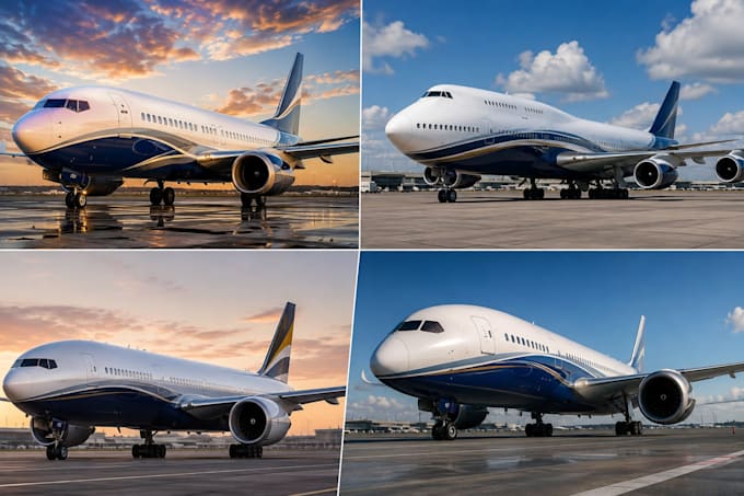 make realistic boeing 737, 747, 777 and 787 liveries