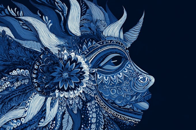 create a custom doodle art illustration design for you