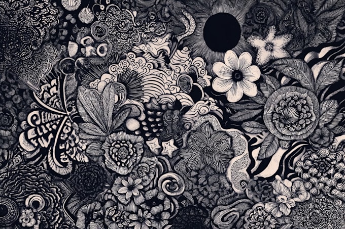 create cartoon doodle art illustration for your project