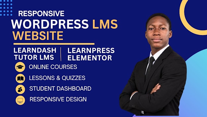 build a professional wordpress online course website