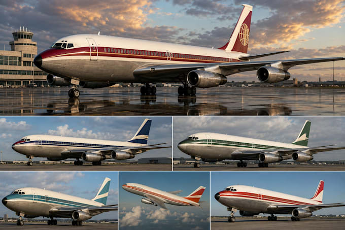 create retro airline liveries and aircraft repaints