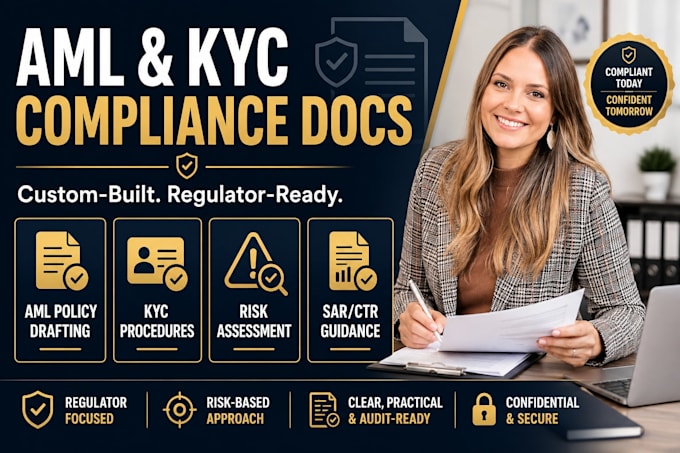 write your aml compliance manual and kyc policy for msbs