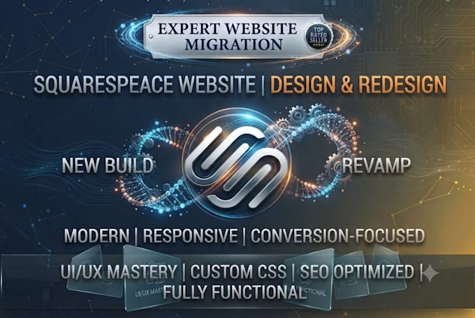 design, redesign, or revamp your squarespace website