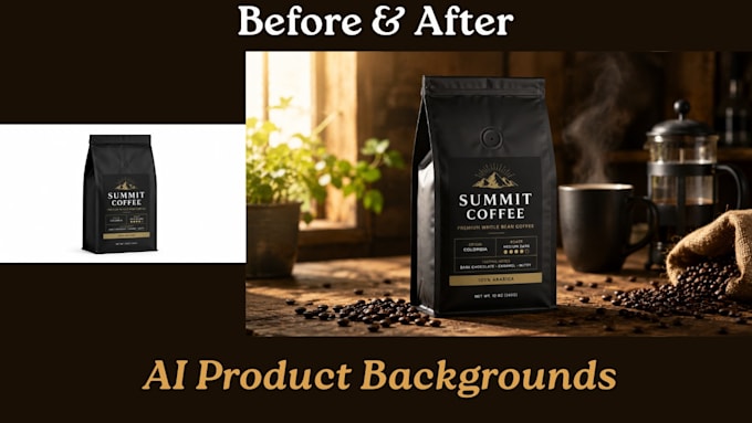 create a professional ai background for your product photo