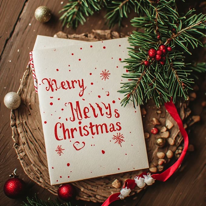 create christmas cards and illustrations