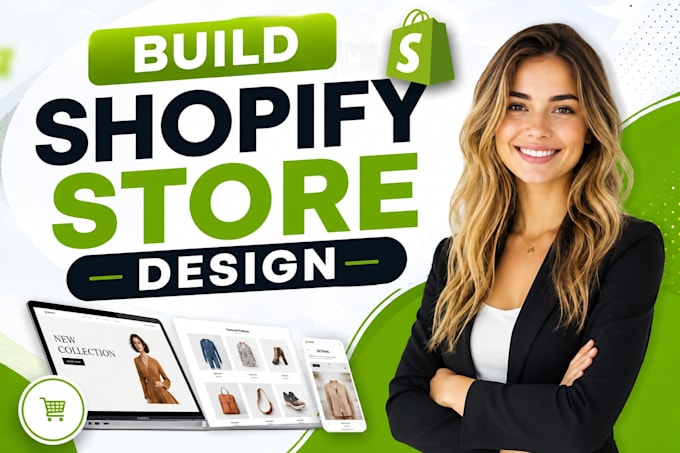 build shopify store design and dropshipping store