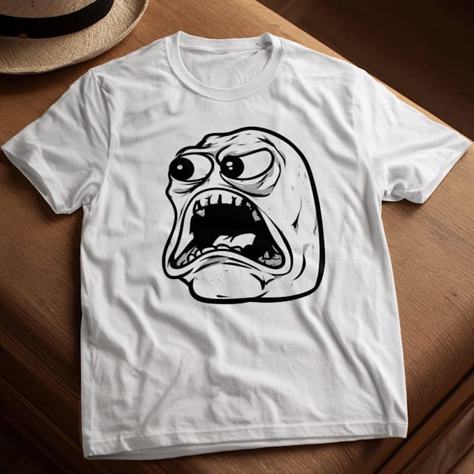 create an funny meme t shirt design