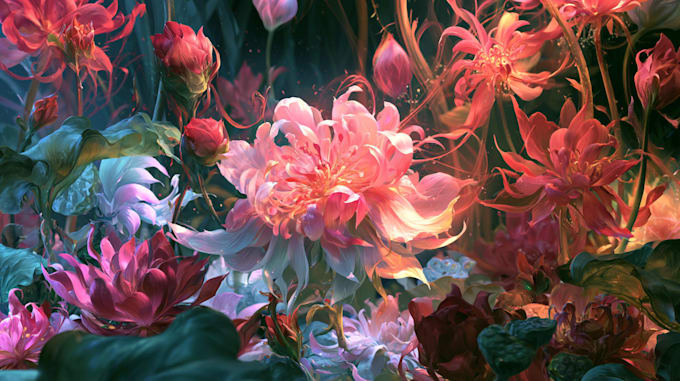 draw professional botanical and plant illustration