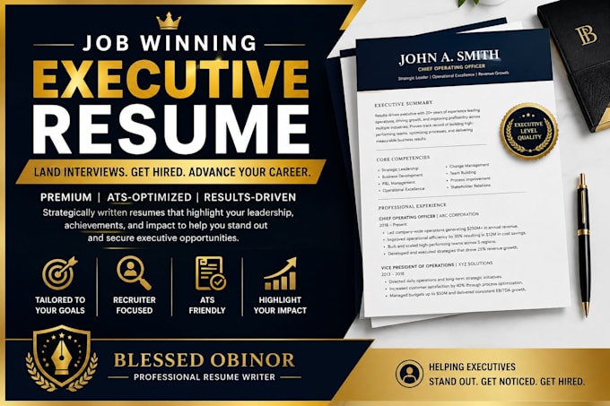 write a job winning executive ats resume