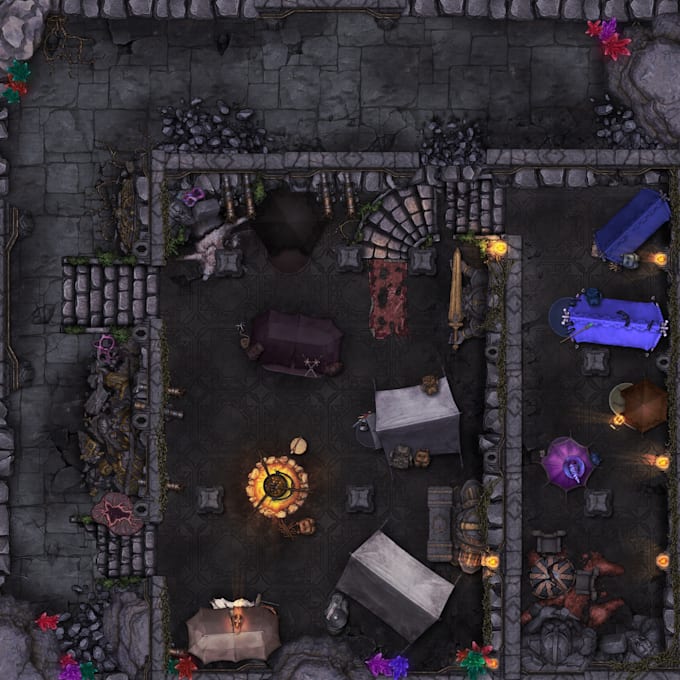 immersive dnd battle maps for your campaign, vtt or adventure