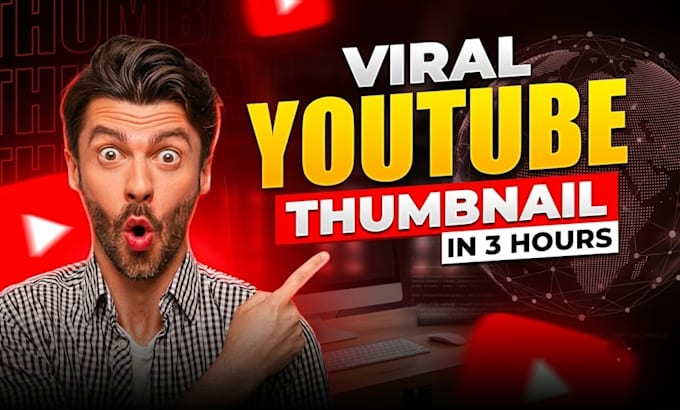 design viral high CTR youtube thumbnails in 24 hours