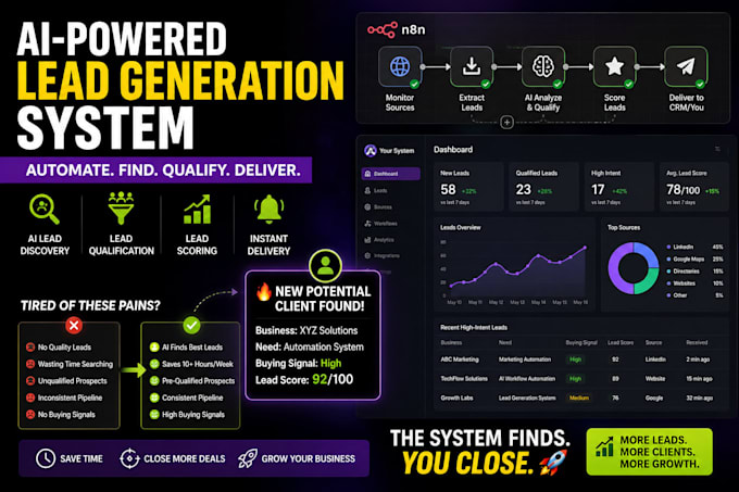 build an ai system that finds potential clients automatically