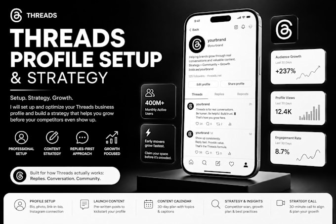 set up and optimize your threads business profile for growth