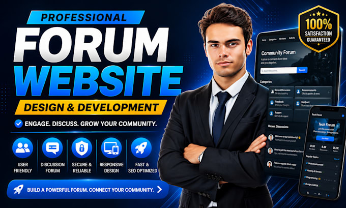 build a professional forum website for your online community
