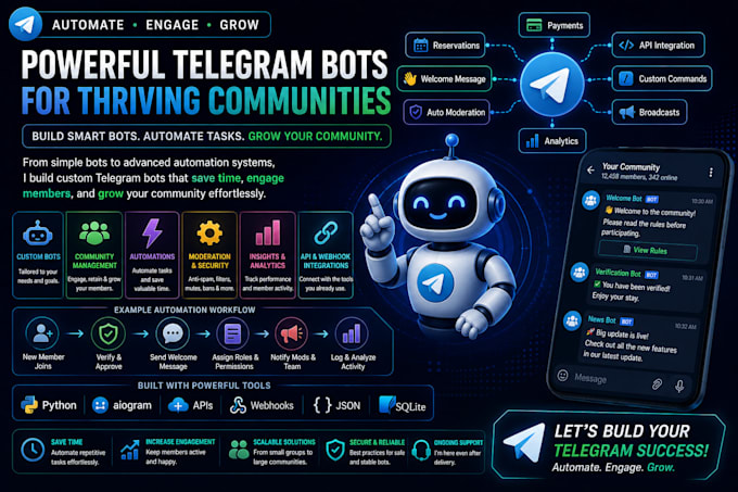 create telegram bot for your community