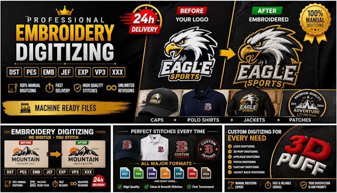 digitize logo for embroidery in dst pes emb embroidery files