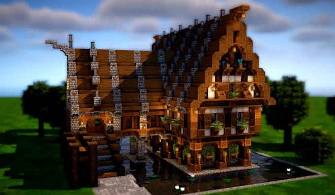 minecraft builder, build minecraft castle, spawn map, house, villages
