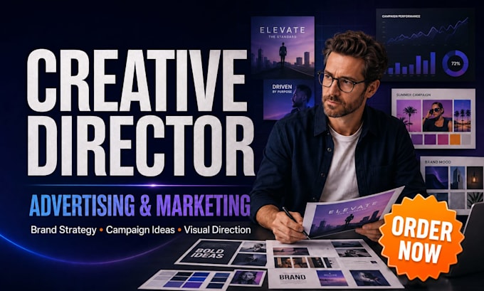 be your creative director, advertising with marketing