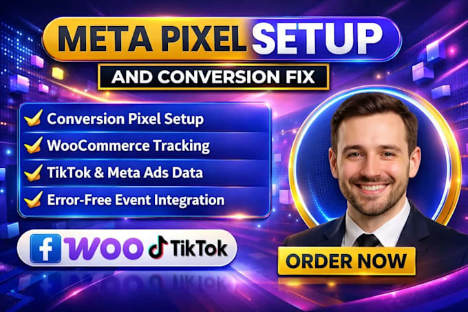 setup facebook tiktok ads tracking pixel ads conversion woocommerce tracking