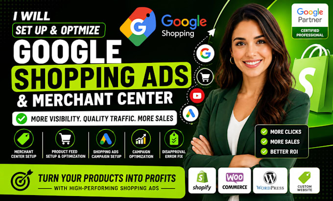 set up and optimize google shopping ads and merchant center