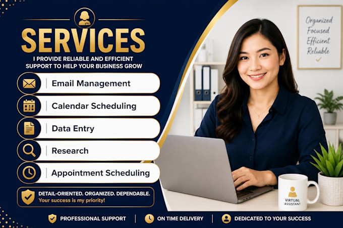 be your virtual assistant for admin support, CRM, and csr