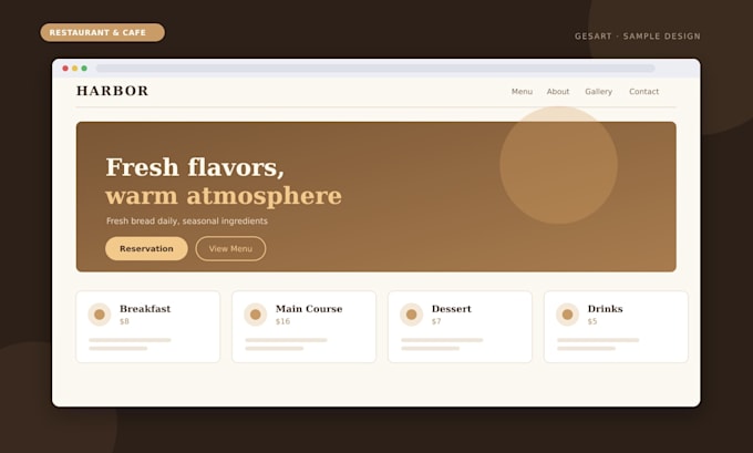 design a modern responsive website for your small business