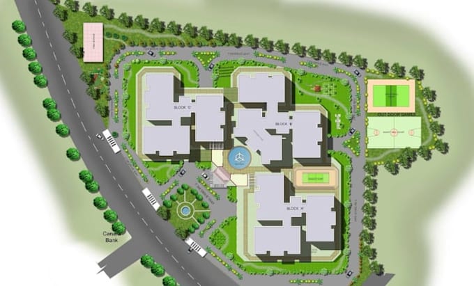 design site plan for rv park resort, campground, farm, 2d 3d landscape rendering
