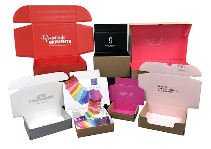 design ecommerce packaging box,mailer box and custom subscription packaging