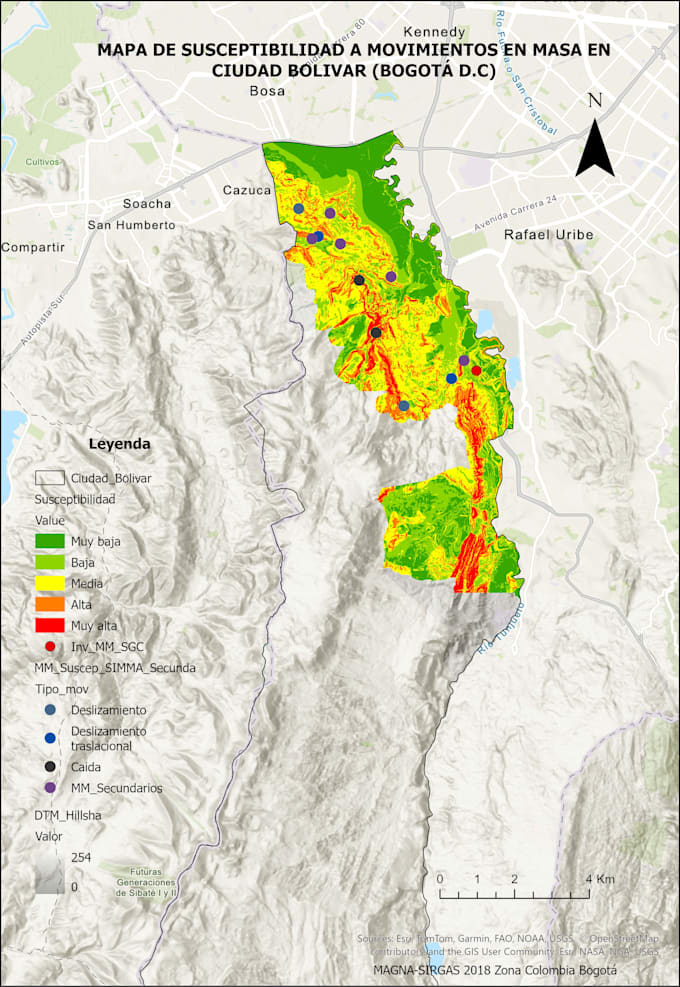 create professional gis maps and spatial analysis
