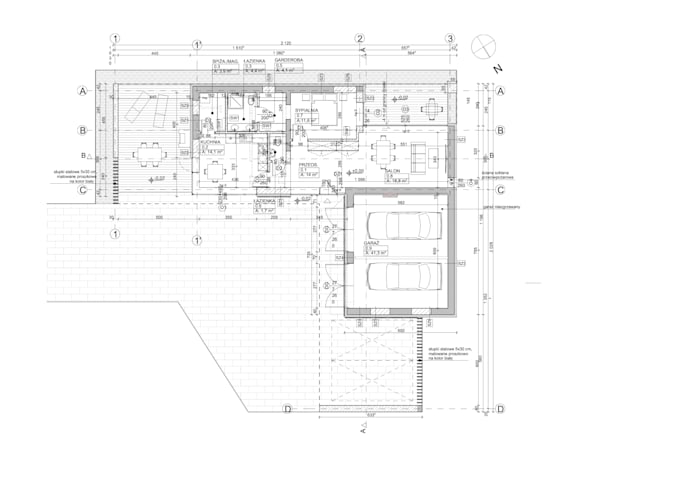redraw your floor plan into a clean professional 2d layout