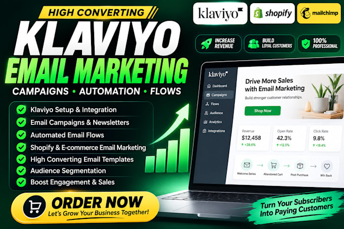 klaviyo email marketing, email campaigns and automation