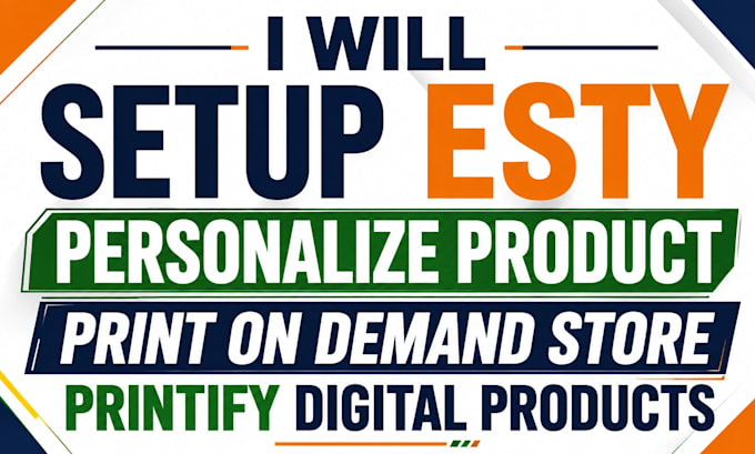 setup esty personalize product print on demand store printify digital products