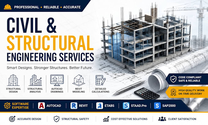 provide professional civil and structural engineering services