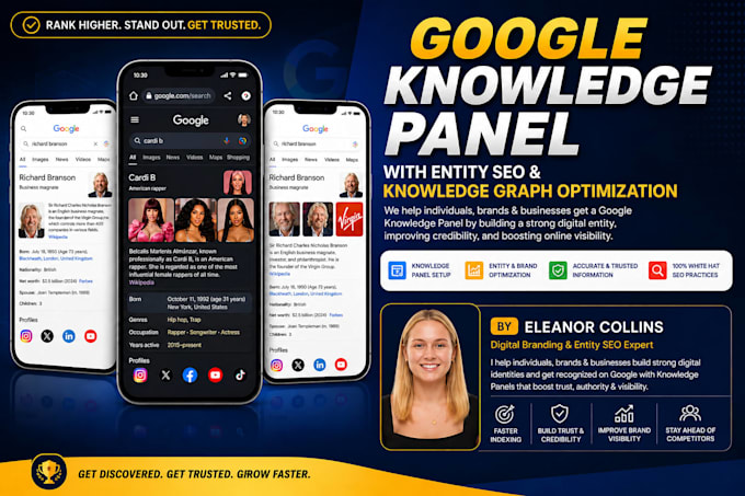 create a google knowledge panel with entity seo and knowledge graph optimization