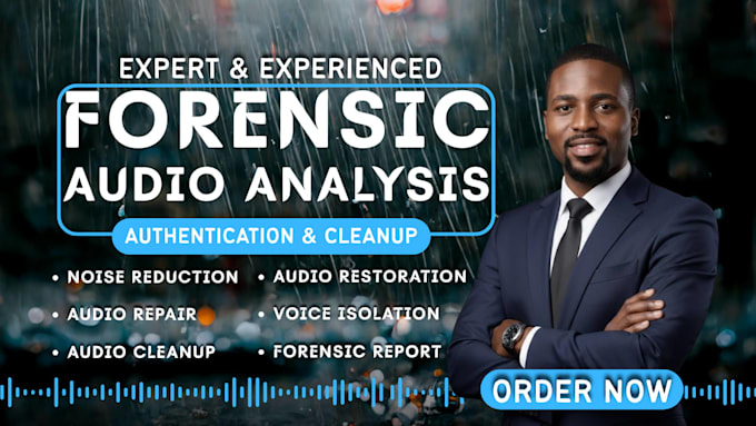perform forensic audio editing, voice detection with detailed analysis report