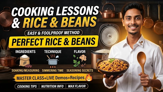 teach you how to prepare rice and beans