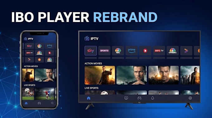create ibo player iptv app with admin panel