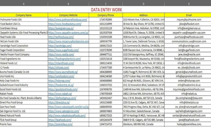 fast data entry, copy paste, internet research, data mining