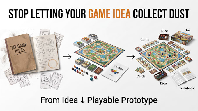 develop card game, board game design board game development