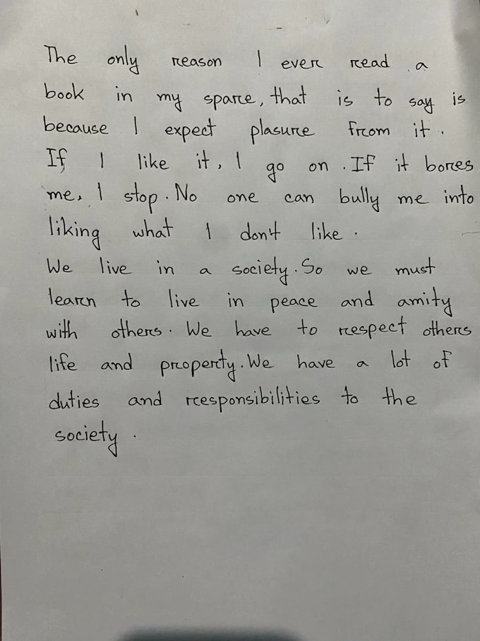 write anything with my beautiful handwriting