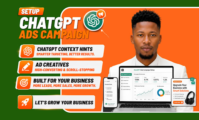 setup chatgpt ads campaign, chatgpt context hints, ad creatives for business